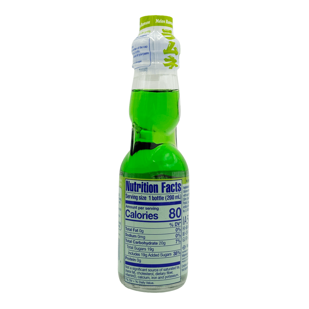 Ramune Mellon Flavor 6.76 Fl Oz (200ml) - H Mart