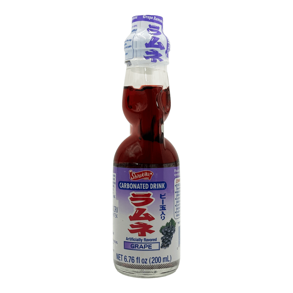 Ramune Grape Flavor 6.76 Fl Oz (200ml) - H Mart
