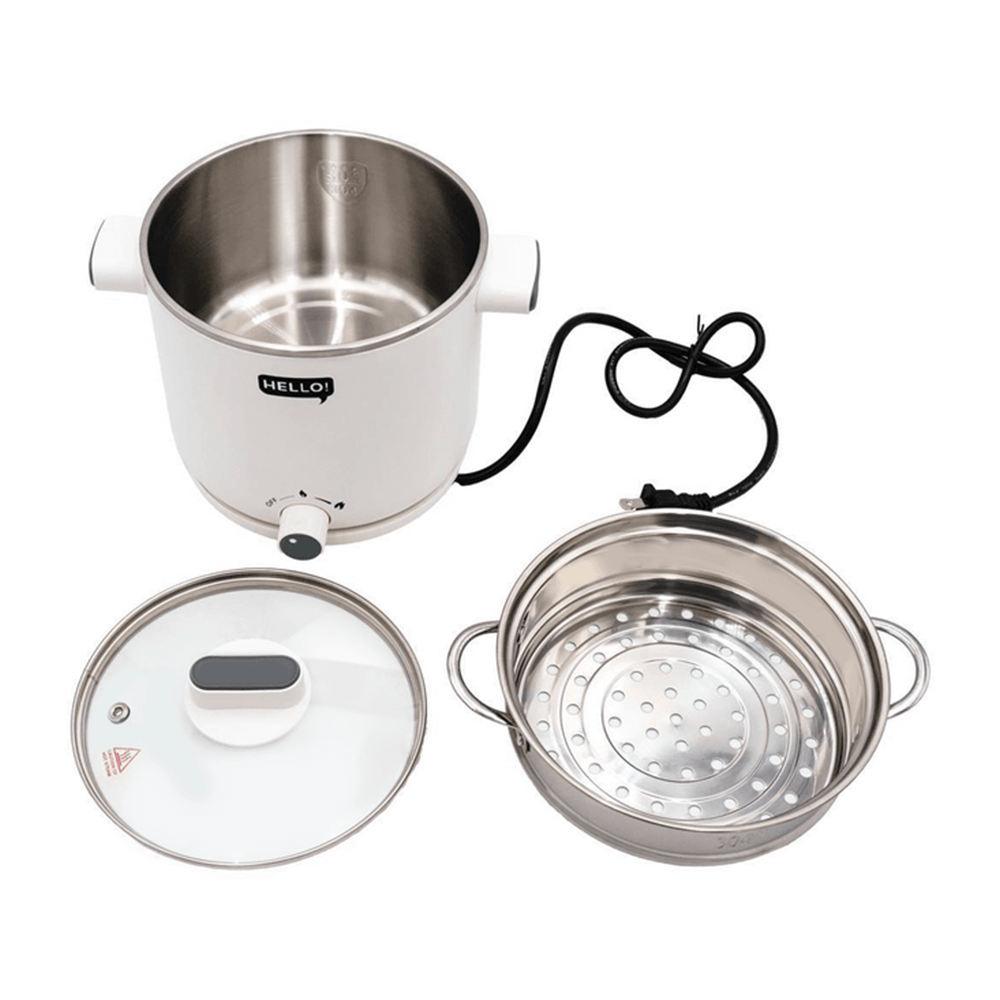 Electric Multi Cooking Pot (White) 1.58 Qt (1.5L) - H Mart