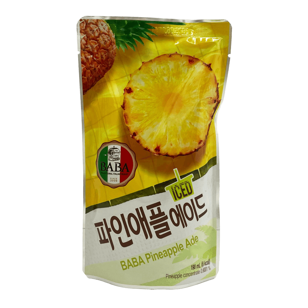 Baba Pineapple Ade Pouch 6.42 Fl Oz (190ml)