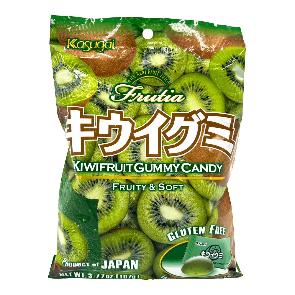 Kasugai Frutia Kiwi Gummy Jelly 3.77oz(107g) - H Mart