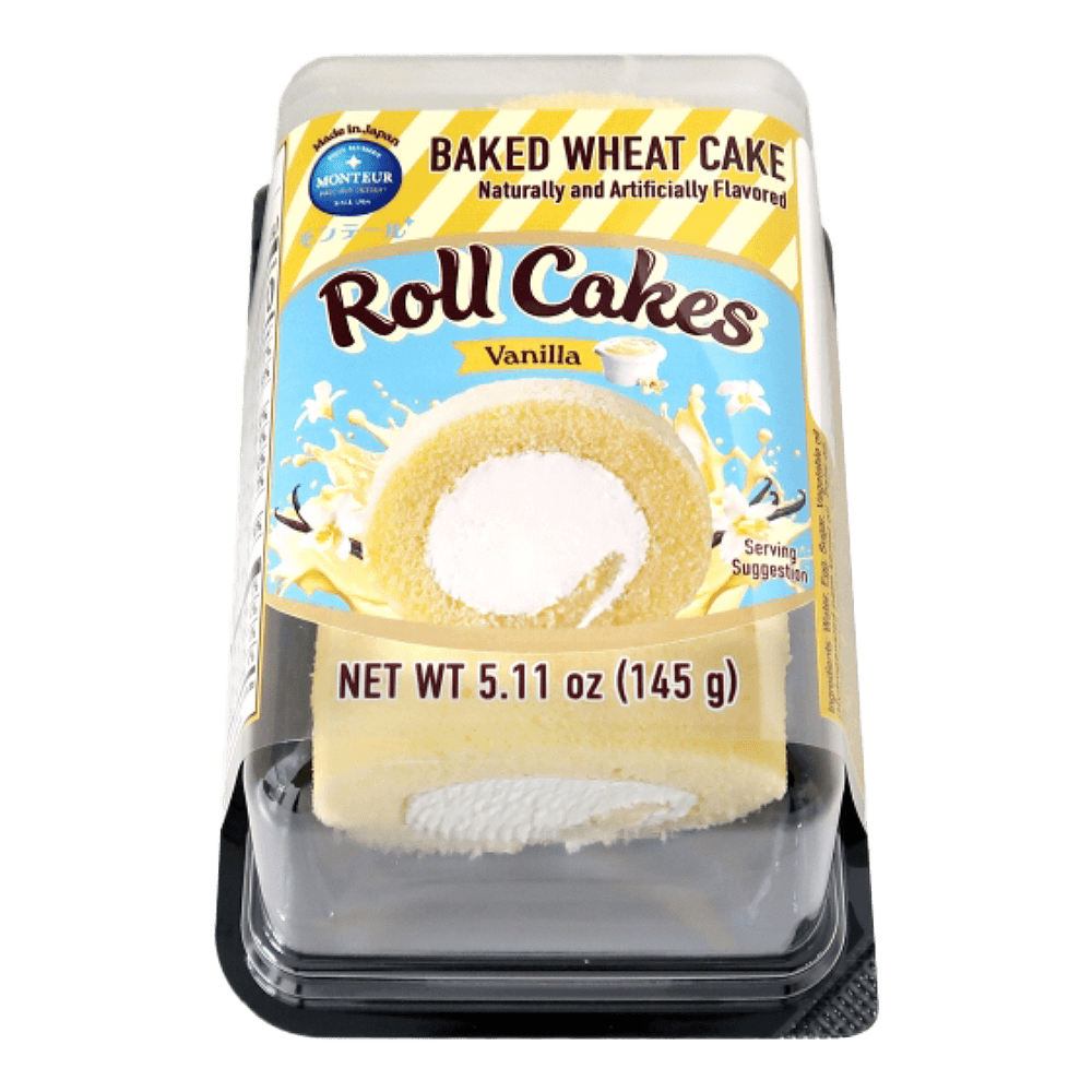 vanilla roll cake tobacco Sweets Vanilla Roll Cake Milk 5 Pcs 5.11 Oz (144g)