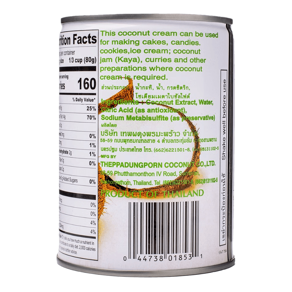 Coconut Cream 19 Oz (539g) - H Mart