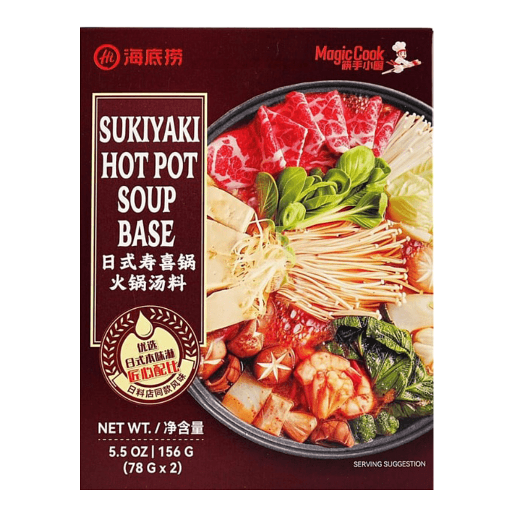 Hot Pot Soup Base (Sukiyaki) 5.5 Oz (156g) - H Mart