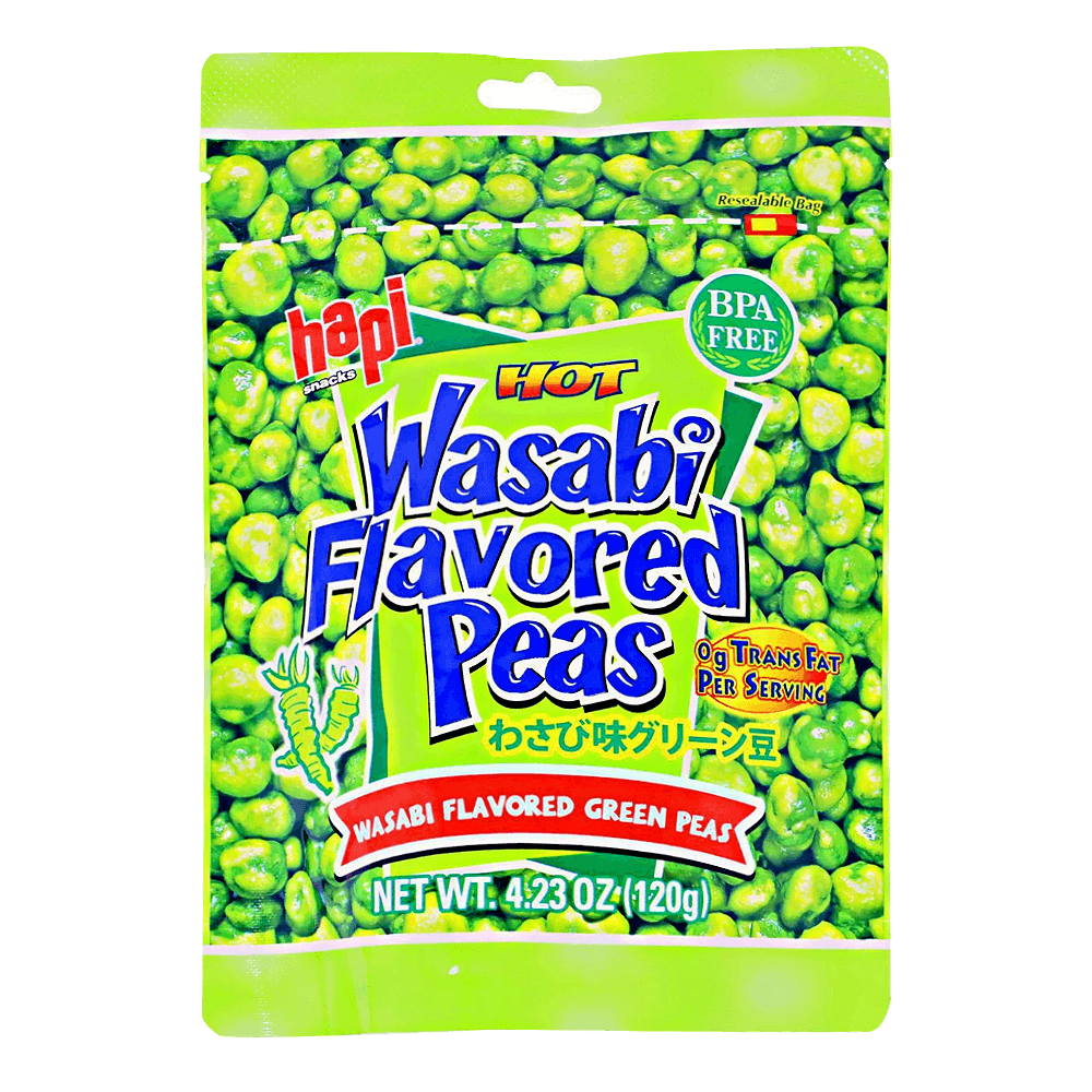 Wasabi Flavored Peas Hot 4.23 Oz (120g) - H Mart