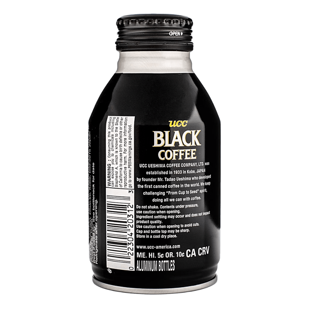Black Coffee Can 9.73 Fl Oz (287ml) - H Mart