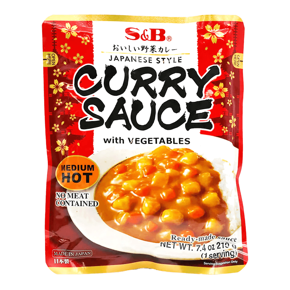 Curry Sauce With Vegetables Medium Hot 7.4 Oz (210g) - H Mart