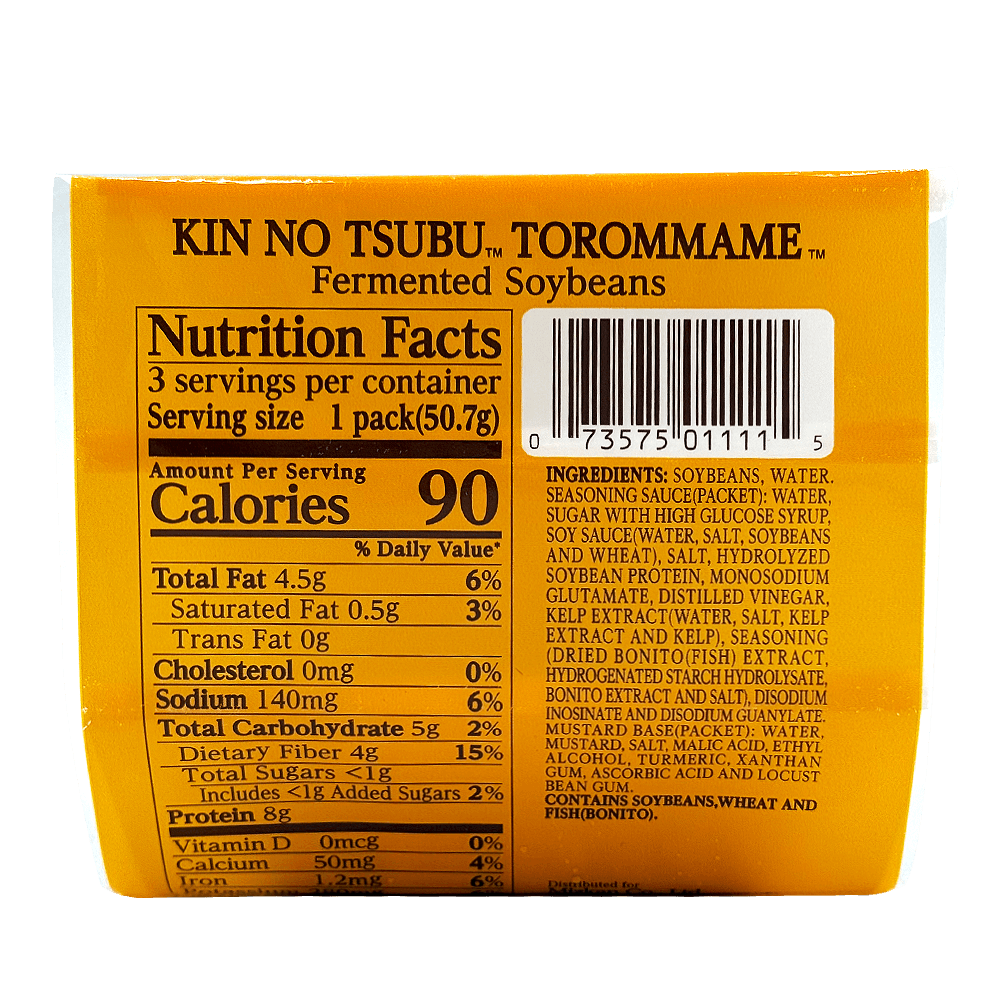 nattuになります。 Kintsubu Toromame Natto 3pk 5.36 Oz (151g) - H Mart