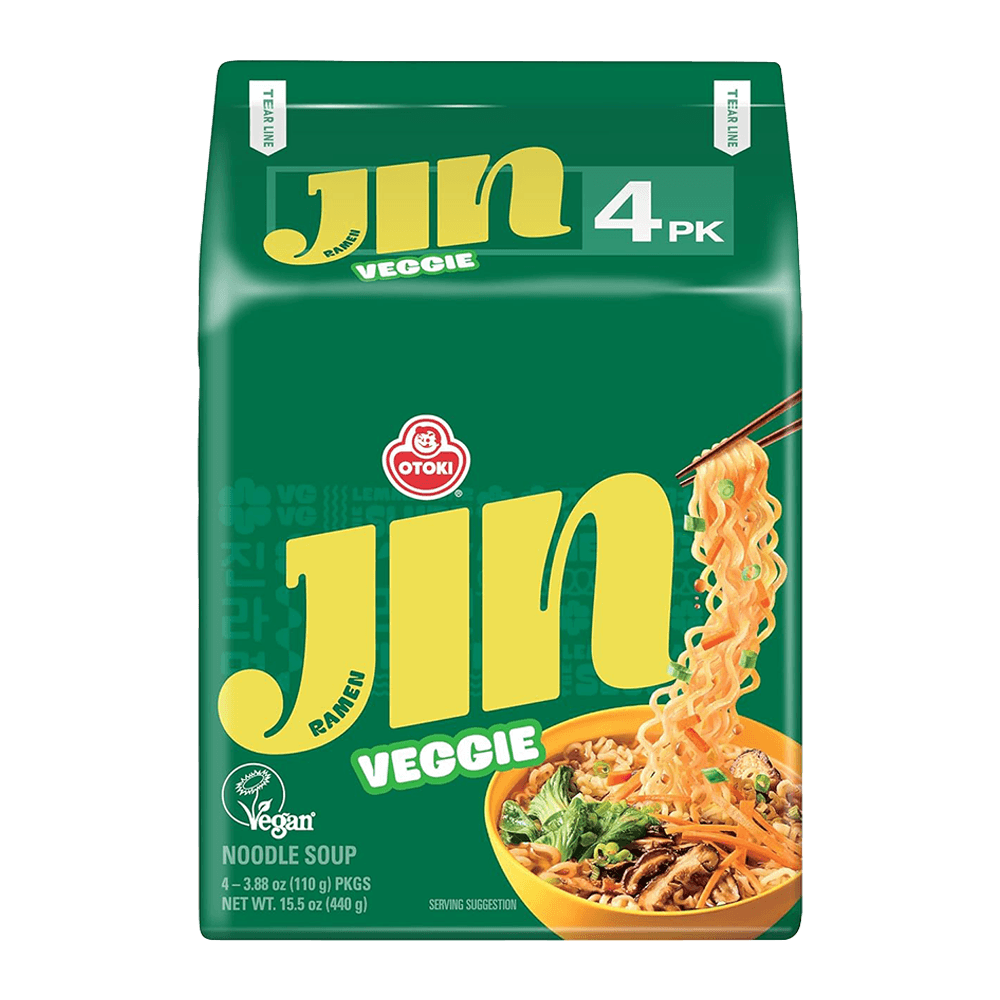 Jin Ramen Multi (Bundle) Veggie 3.88 Oz (110g) - H Mart