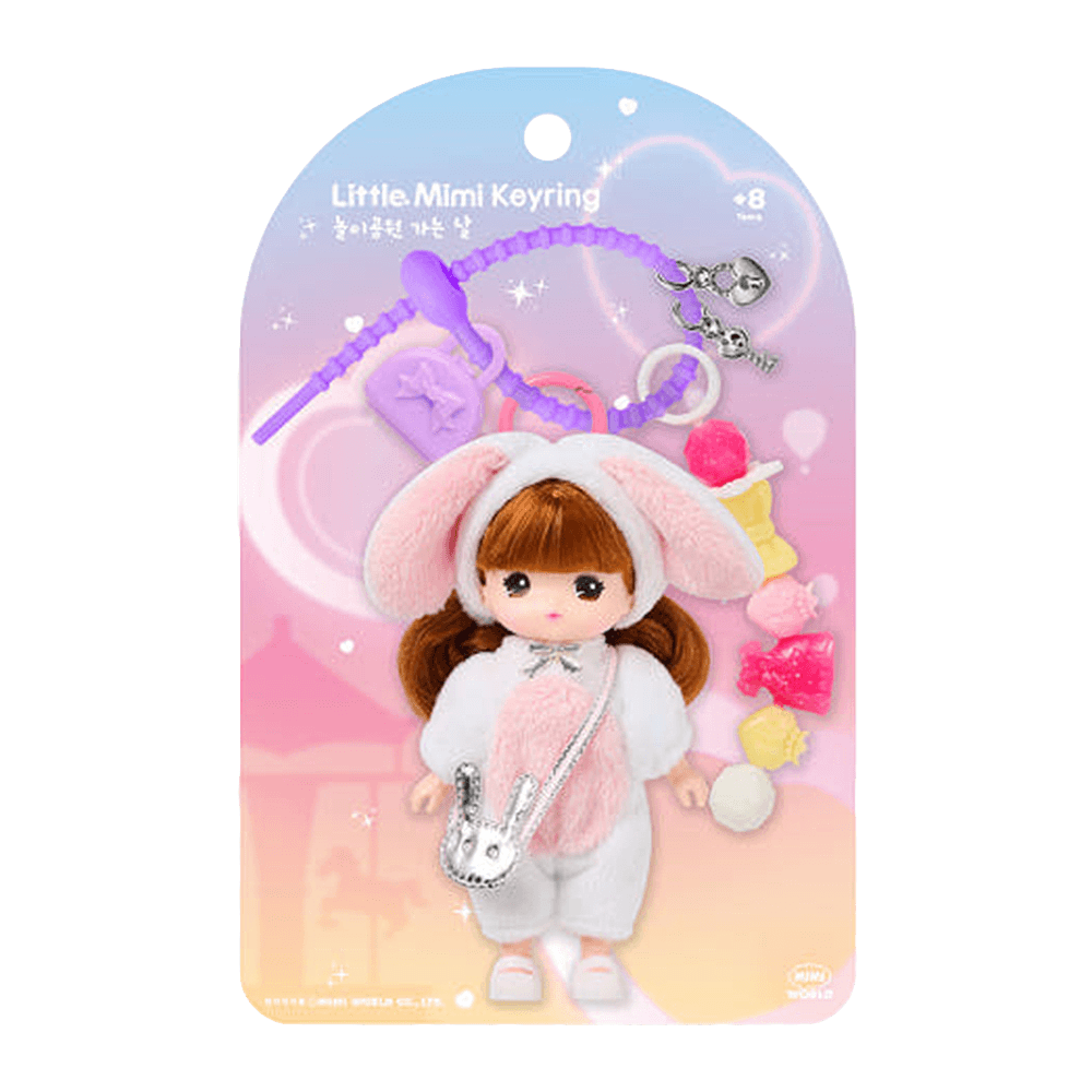 ILLIT little mimi リトルミミ DOLL KEYRING Sanrio Characters x Little Mimi 5 Type Figure Doll Keyring Korean