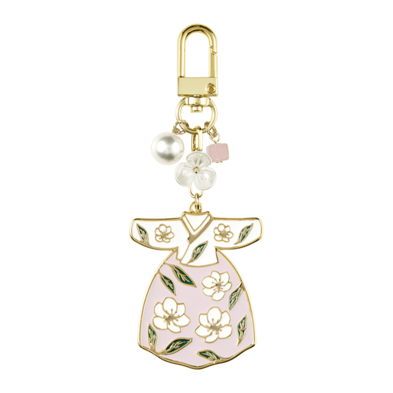 Hanbok Keychain (Pearl Pink) - H Mart