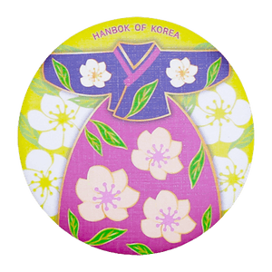 Habok Hand Mirror (Plum Blossom Green)