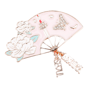 Seoul Tower Fan Magnetic (Pink)