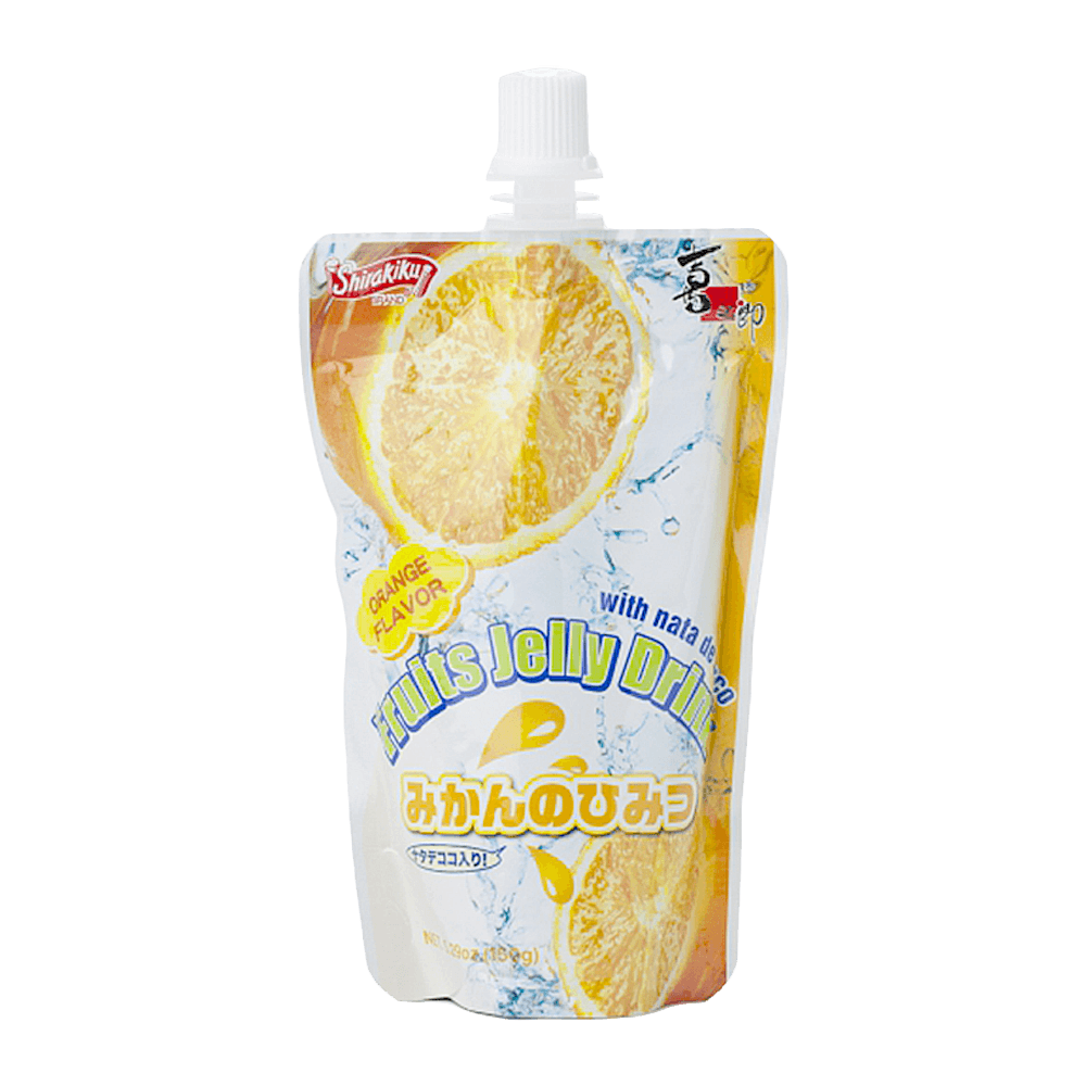 Buy Shirakiku Fruits Jelly Drink Orange Flavor 5.3oz (150g