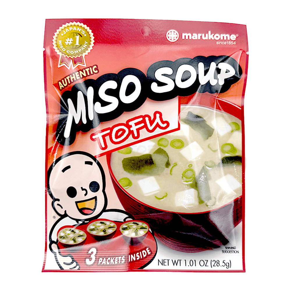 Marimokunページ Marukome Miso Soup Tofu 1.01 Oz (28.5g) - H Mart