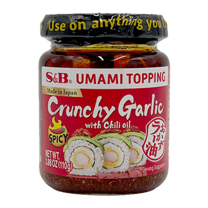 Umami Topping Crunchy Garlic With Chili Oil Spicy 3.88 Oz (110g)