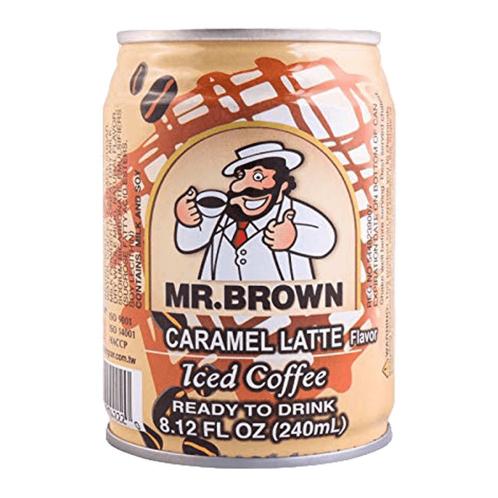 Mr. Brown Caramel Latte 8.12 Fl Oz (240ml) - H Mart