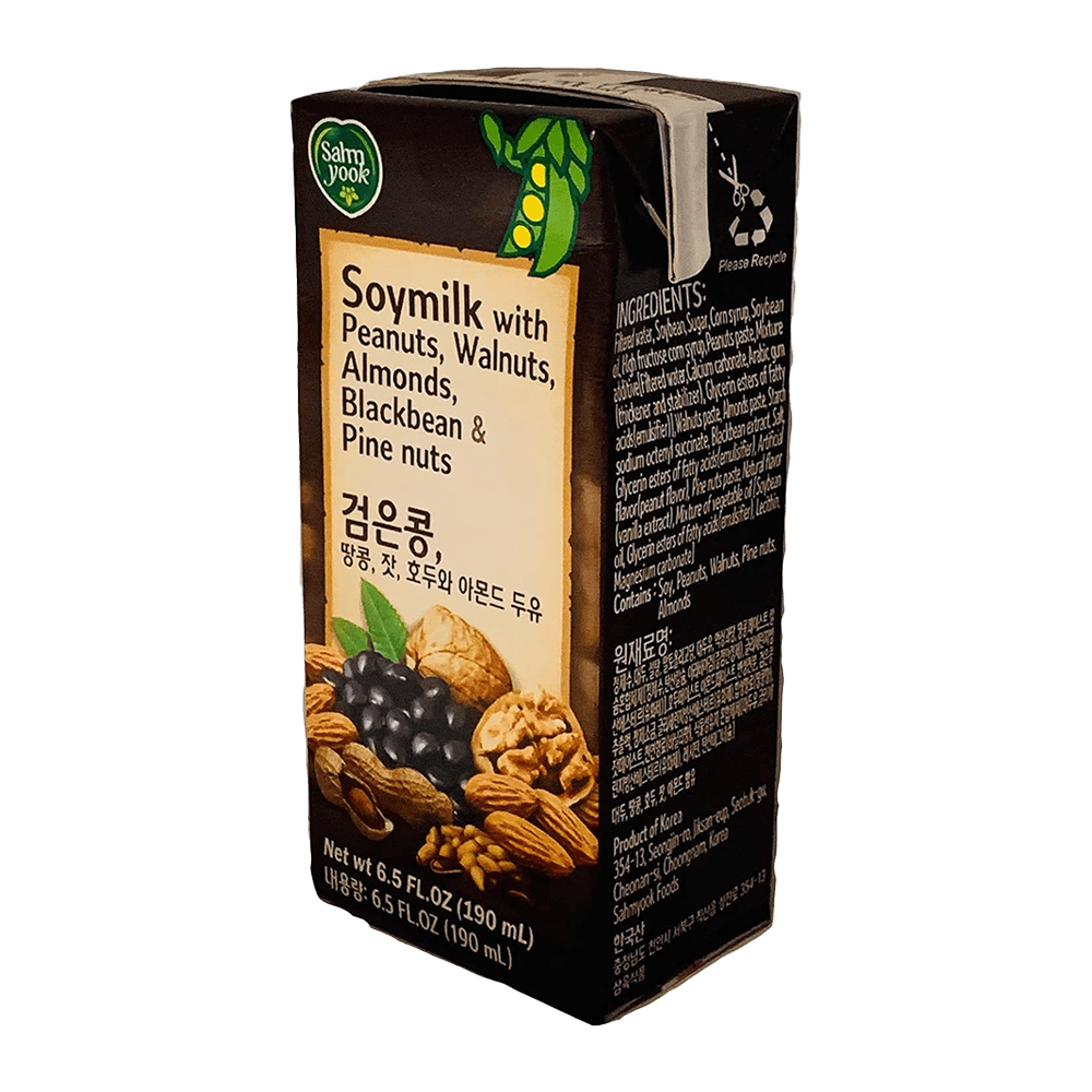 Black Walnut Almond Soymilk 6.5oz(190ml)/24pk - H Mart