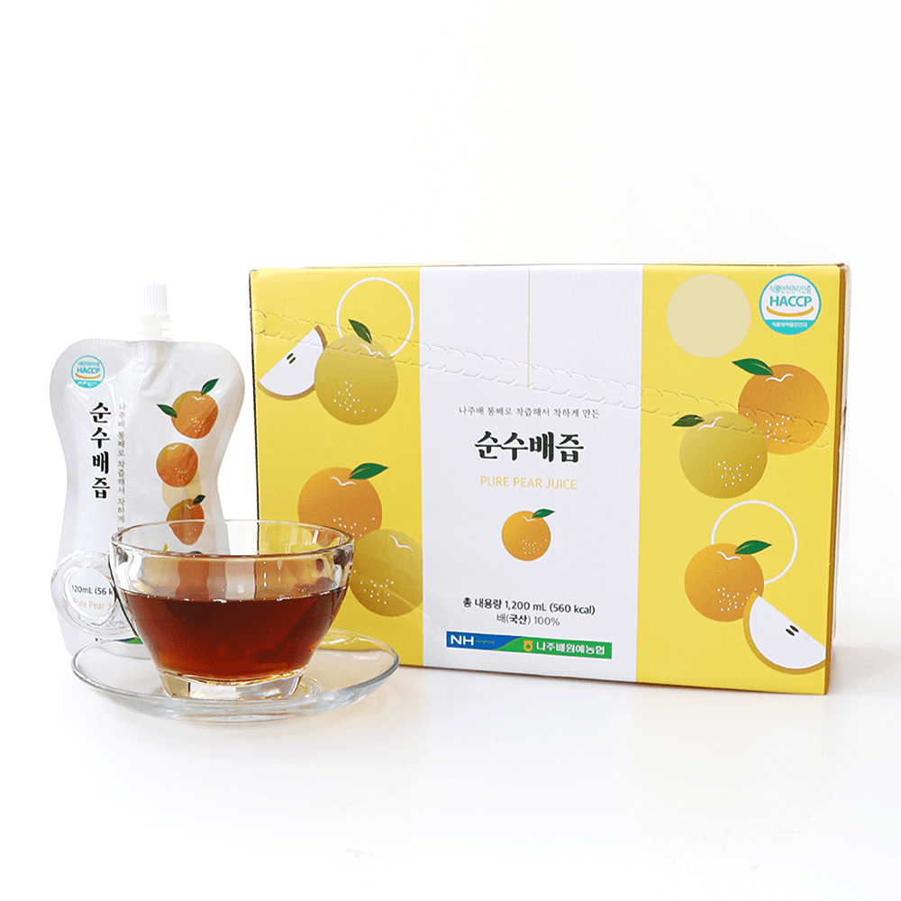 Pearjuice 4.05 Fl Oz (120ml) X 10 Packs - H Mart