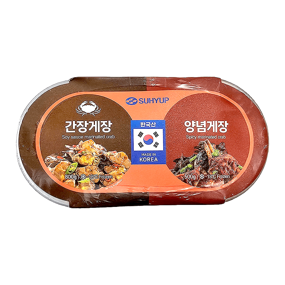 MaR♡chan‪·͜·ᰔᩚ Soy Sauce Marinated Crab & Spicy Marinated Crab 2.86lb(1.3kg) - H Mart