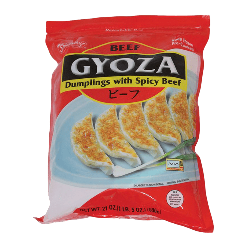 Gyoza Spicy Beef Dumpling 21 Oz (590g) - H Mart