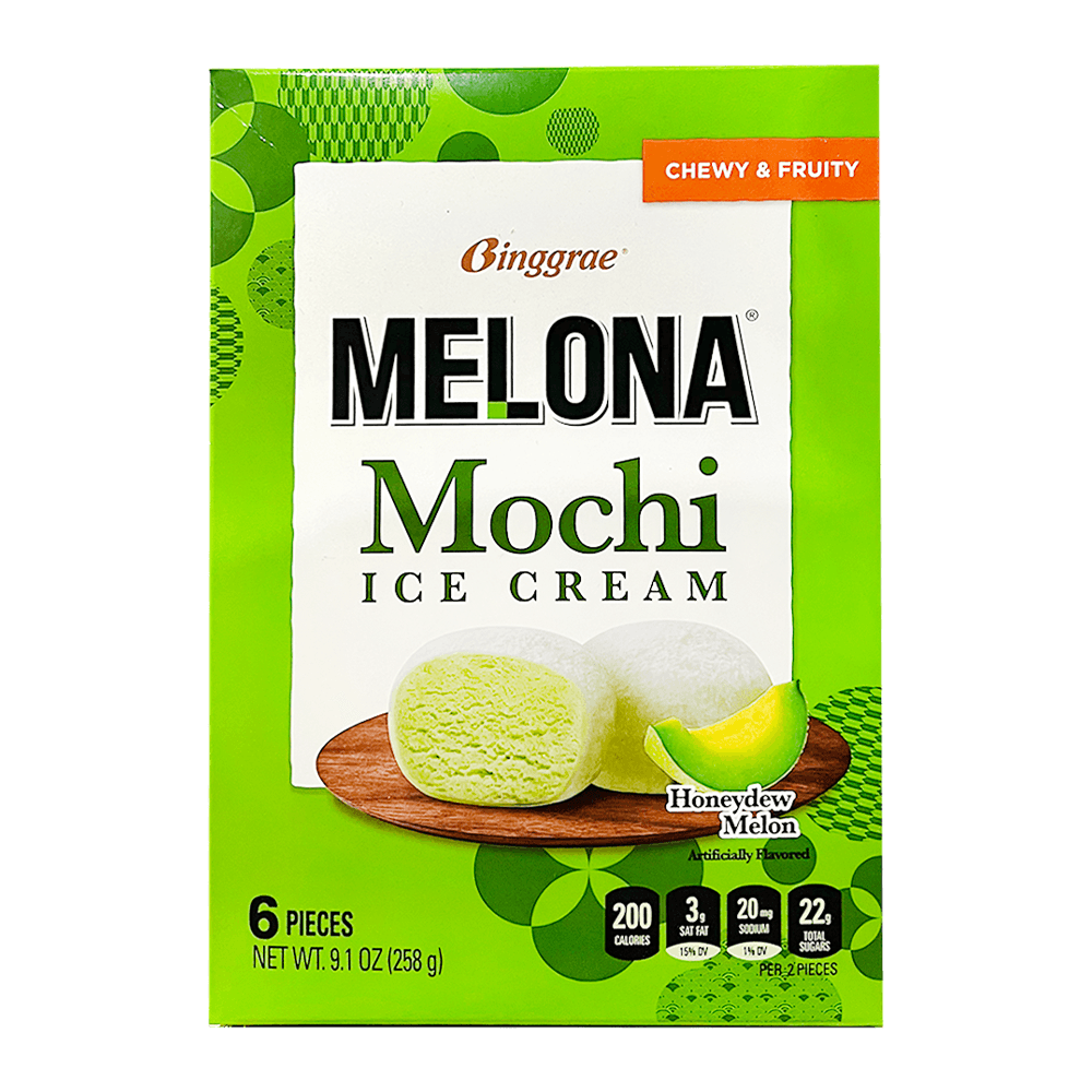 Melona Mochi Ice Cream Melon 9.1 Oz (257g) - H Mart