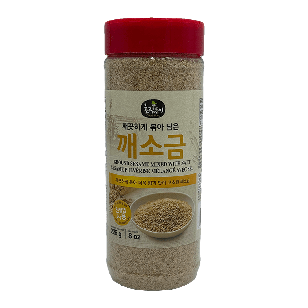 goricha　ququ+baba+sesame bean+salt 4種 Grounded Sesame With Salt 7.97 Oz (226g) - H Mart