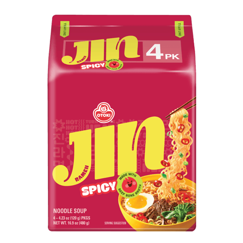 Jin Ramen Multi (Bundle) Hot 4.23 Oz (120g) - H Mart