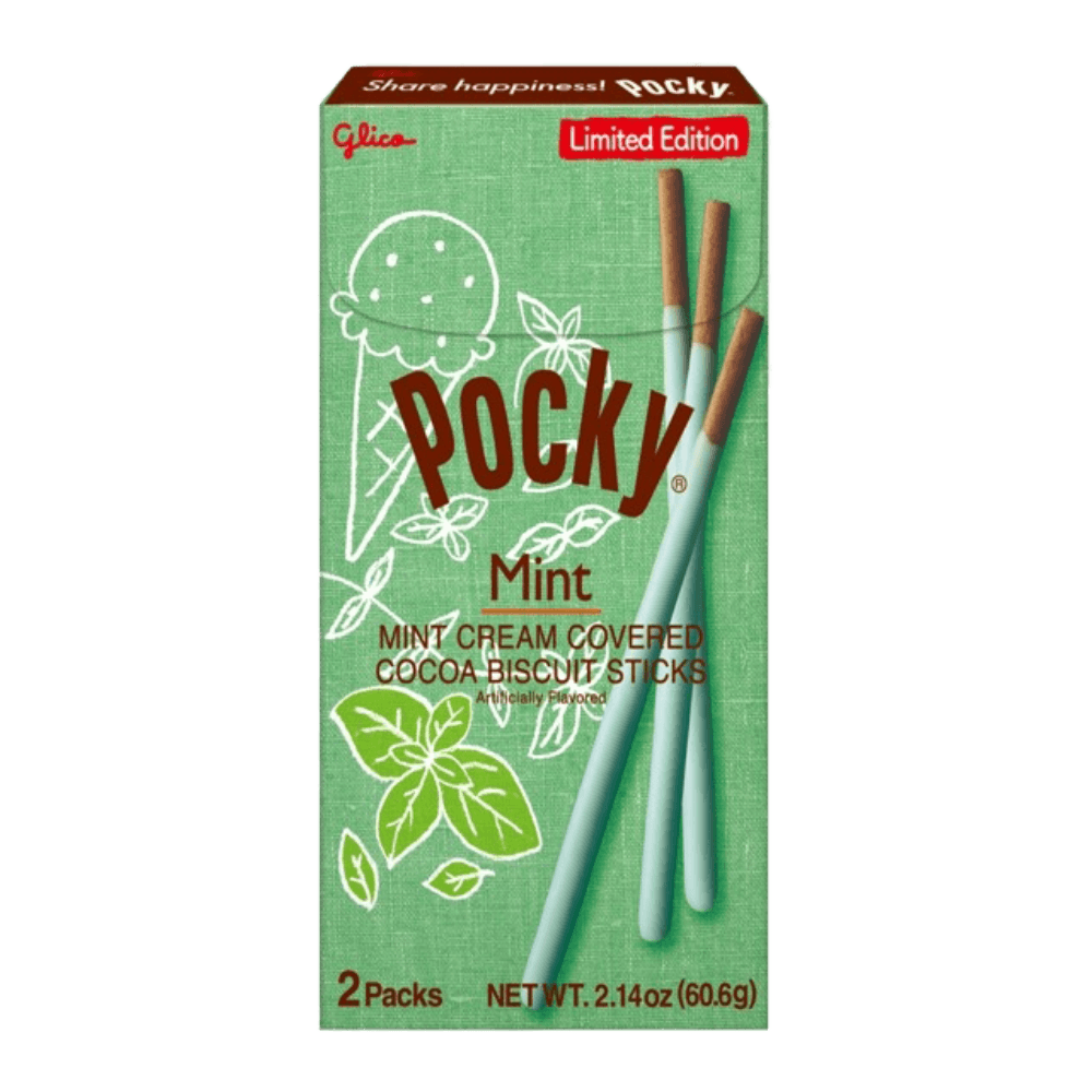 Pocky Mint 2pk 2.14 Oz (60g) - H Mart
