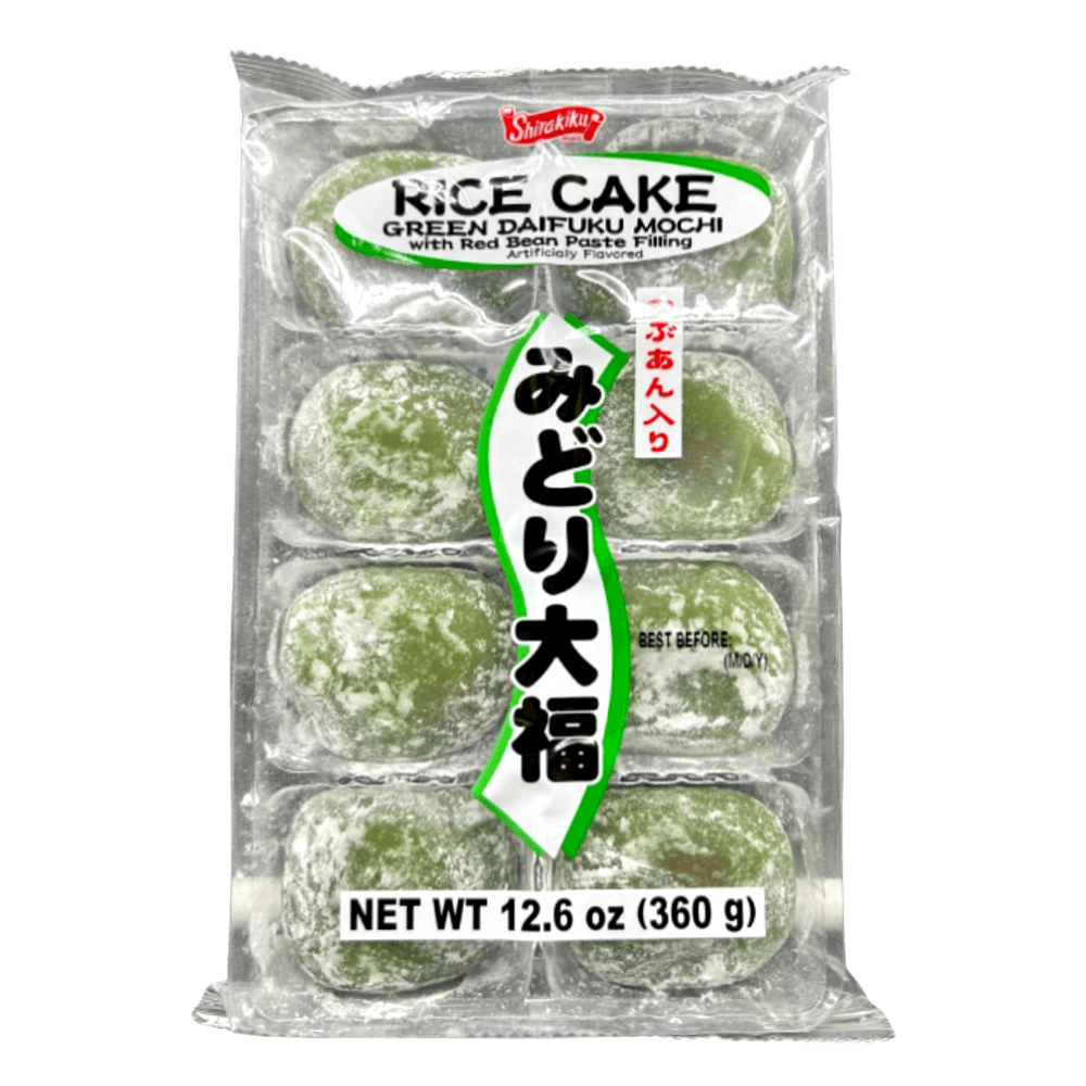 Green Daifuku Mochi 8pc 12.72 Oz (360g) - H Mart
