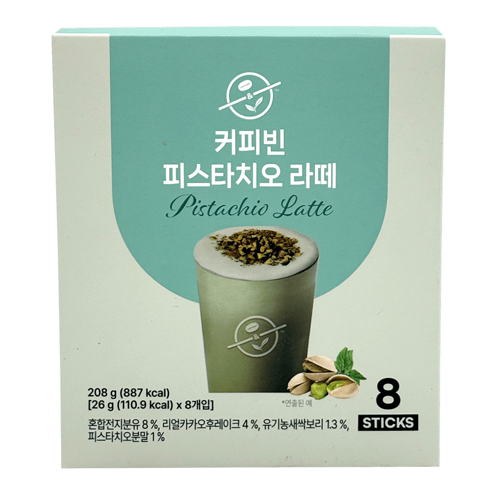 Pistachio Latte 8 Sticks 7.28 Oz (206g) - H Mart