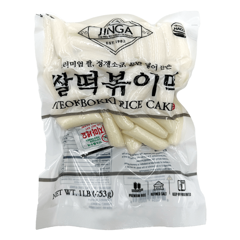 Tteokbokki Rice Cake 1lb(453g) - H Mart