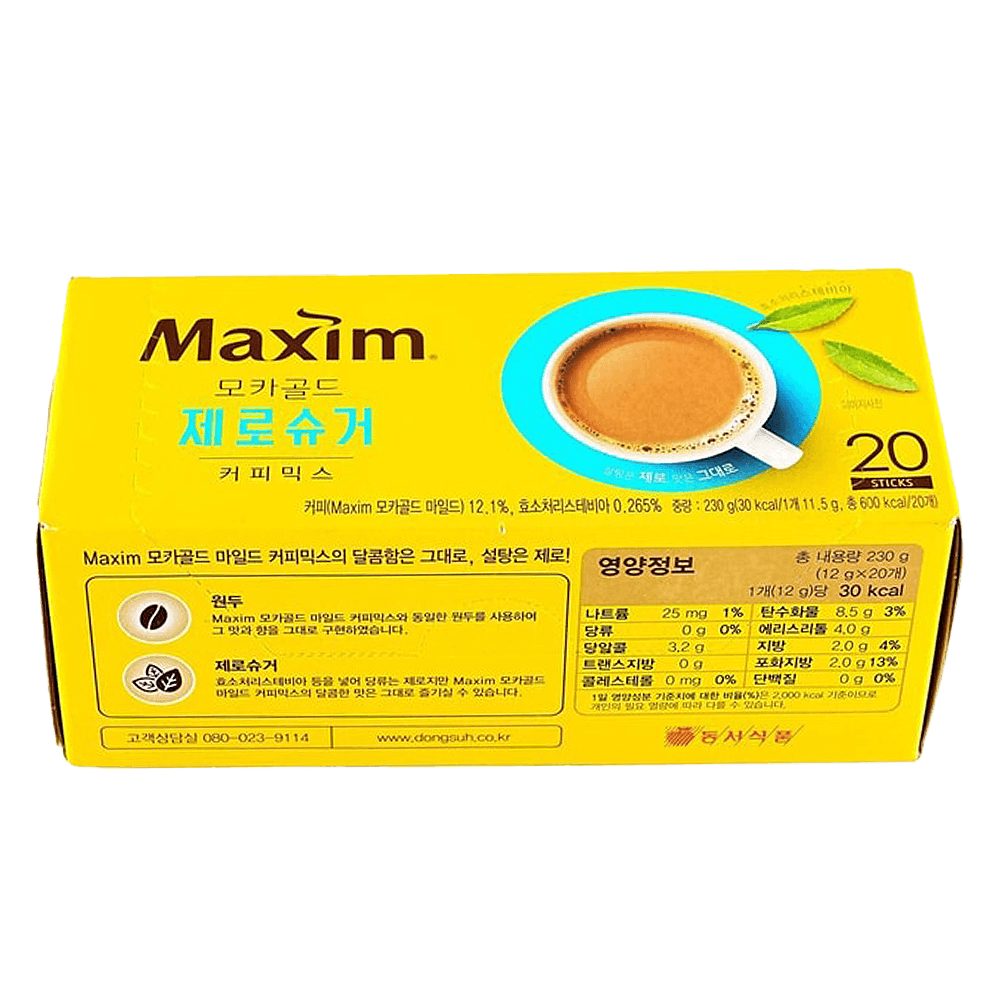 milk3073 さま専用 Maxim Mocha Gold Zero Sugar 20 Sticks 0.4 Oz (11.5g) - H Mart