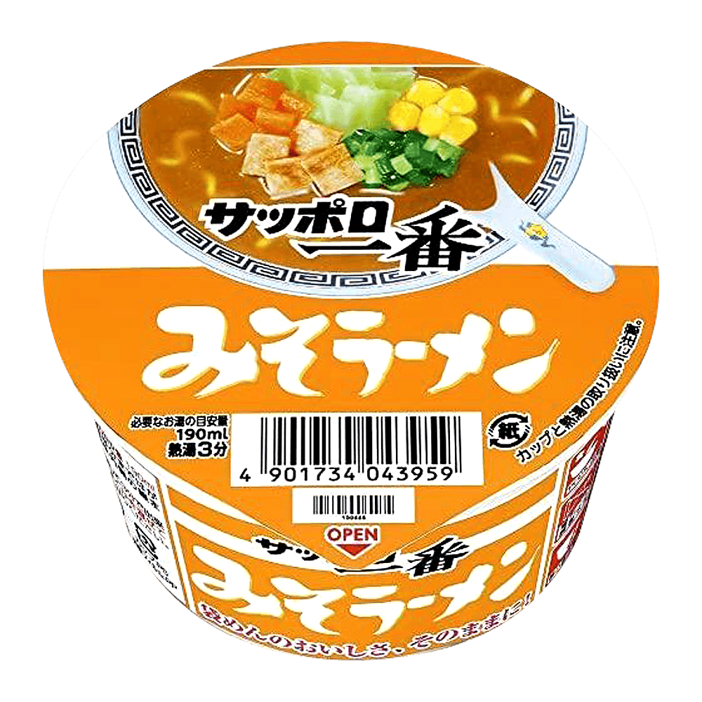 Buy Sapporo Ichiban Miso Flavor Instant Ramen Bowl 2.98oz | HMart