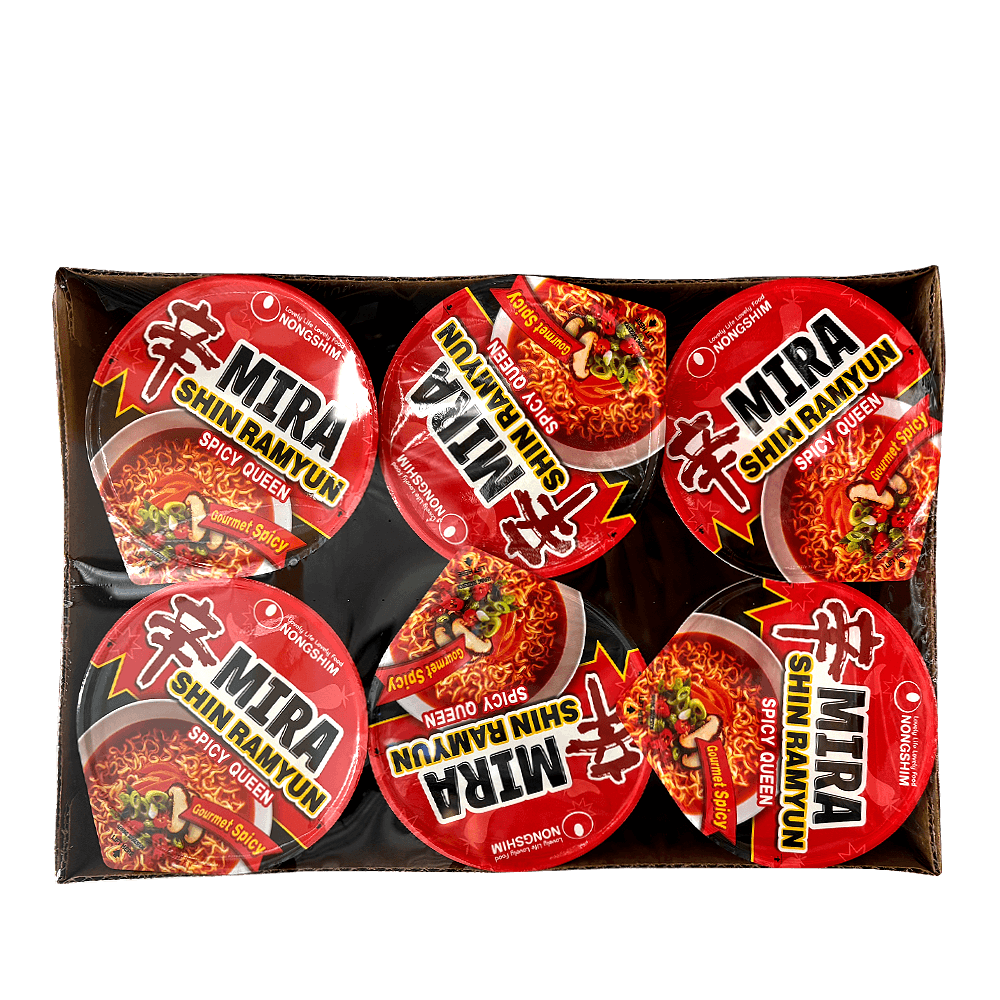 Shin Cup Spicy Queen (K-pop Demon Hunters) 3.35 Oz (95g) X 6 Packs