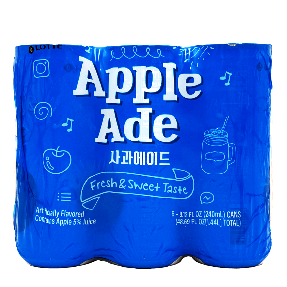 Apple Ade 8.12 Fl Oz (240ml) X 6 Pack - H Mart