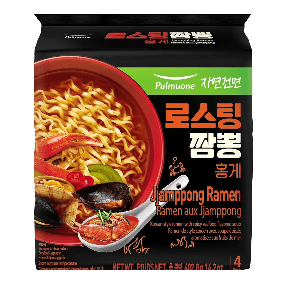Jjamppong Ramen 14.2 Oz/4 Pack - H Mart